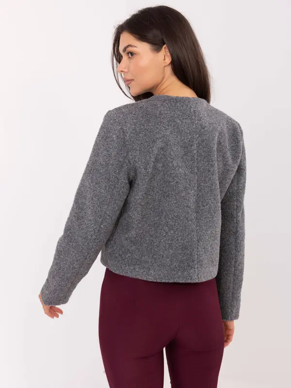 RUE PARIS Jacket-IT-KR-FL9586.64-dark grey
