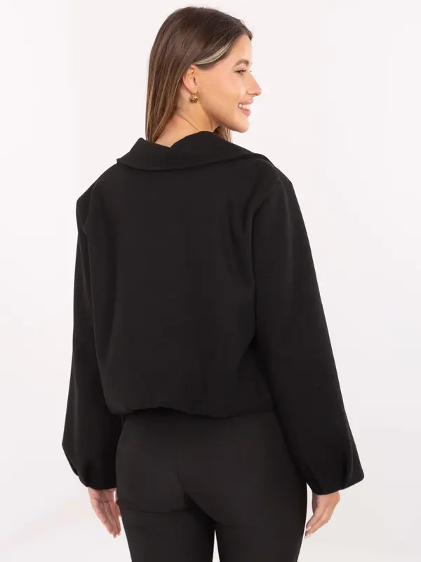 RUE PARIS Jacket-IT-KR-FL9725.08P-black