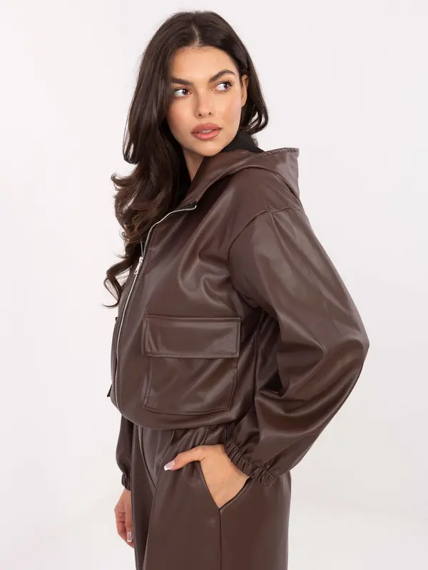 RUE PARIS Jacket-IT-KR-FL9729.15P-brown