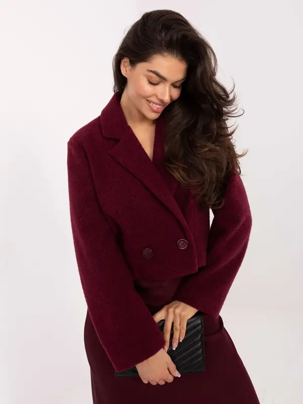 RUE PARIS Jacket-IT-KR-FL9730.23-burgundy
