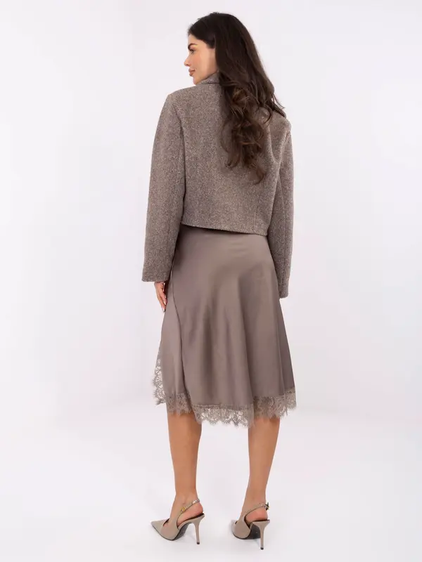 RUE PARIS Jacket-IT-KR-FL9730.23-dark beige