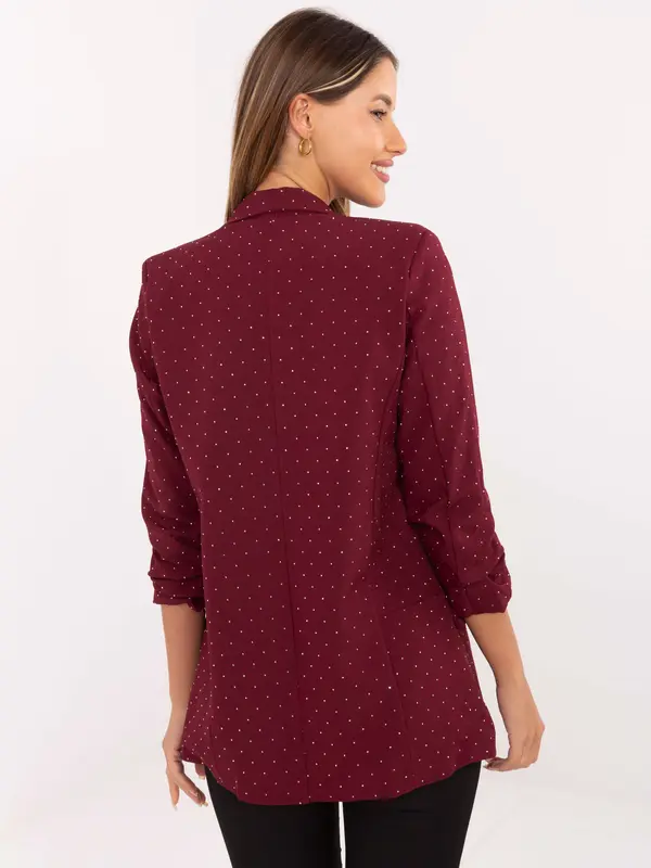 Italy Moda Jacket-IT-MA-7684.81-burgundy