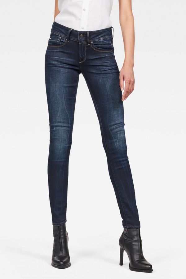 G Star Jeans - G-STAR Lynn Mid Skinny Wmn Dark Blue