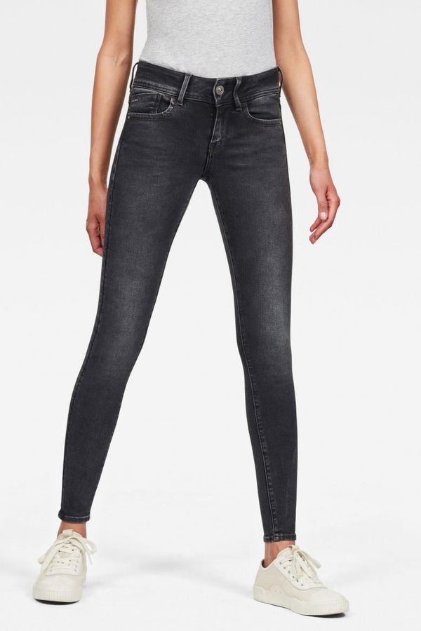 G Star Jeans - G-STAR Lynn Mid Super Skinny Wmn Dark Grey