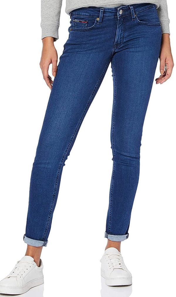 Tommy Hilfiger Jeans- Tommy Jeans LOW RISE SKINNY SOPHIE PLSHBS dark blue