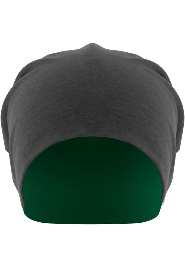 MSTRDS Jersey Beanie Double Sided H.Charcoal/Kelly