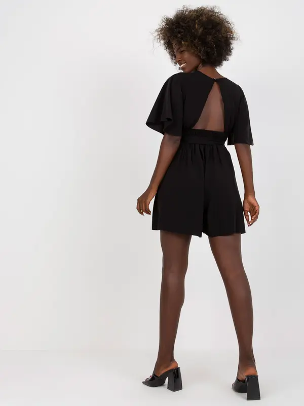 RUE PARIS Jumpsuit-CHA-KO-0486-1.03X-black