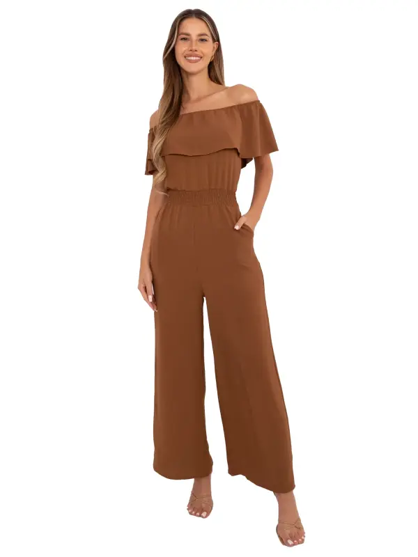 Italy Moda Jumpsuit-MI-KO-T52.67-light brown
