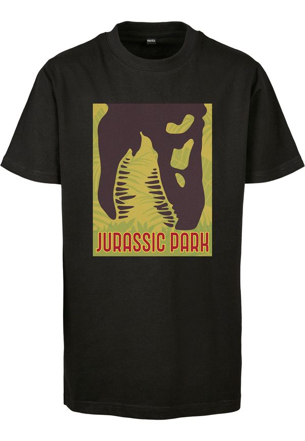 Mister Tee Jurassic Park Big Logo Kids T-Shirt Black