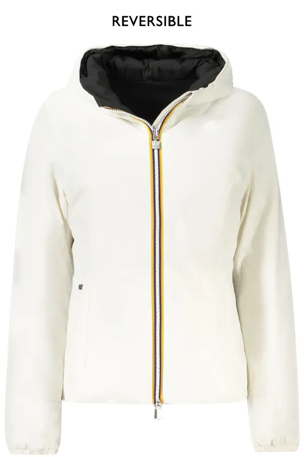 K-Way K-WAY dvostranska bela jakna