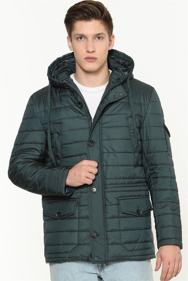 dewberry K8638 DEWBERRY MEN'S COAT-GREEN