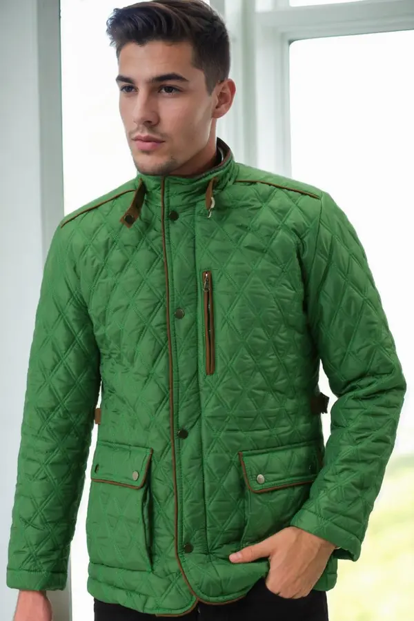 dewberry K9613 DEWBERRY COAT-GREEN