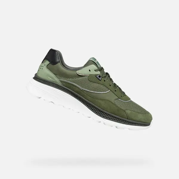 GEOX Kaki moške superge Geox Spherica Actif X1