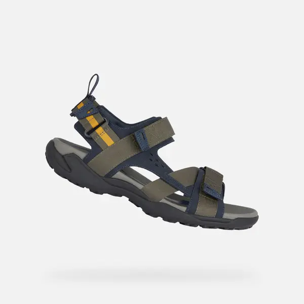 GEOX Kaki moški sandali Geox Terreno