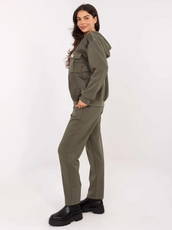 Italy Moda Kaki trenirka s kapuco