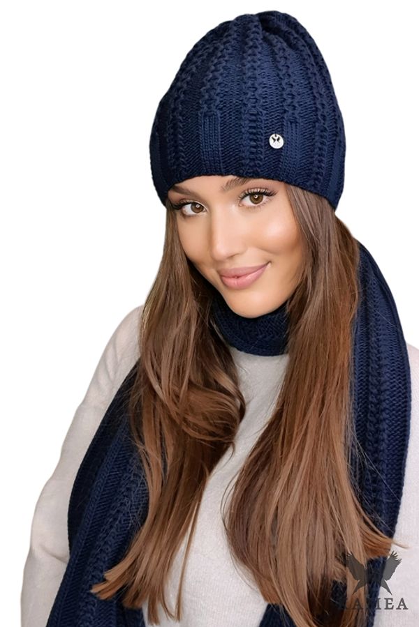 Kamea Kamea Woman's Hat K.22.053.12 Navy Blue