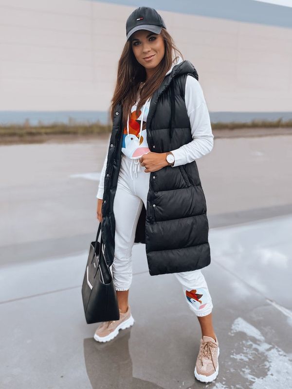 DStreet Kamizelka damska pikowana AVIA czarna Dstreet