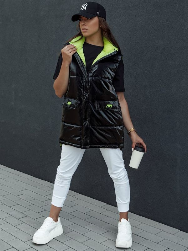 DStreet Kamizelka damska pikowana MAYLO czarna Dstreet