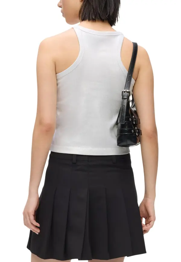 Karl Lagerfeld Jeans Karl Lagerfeld bel top brez rokavov