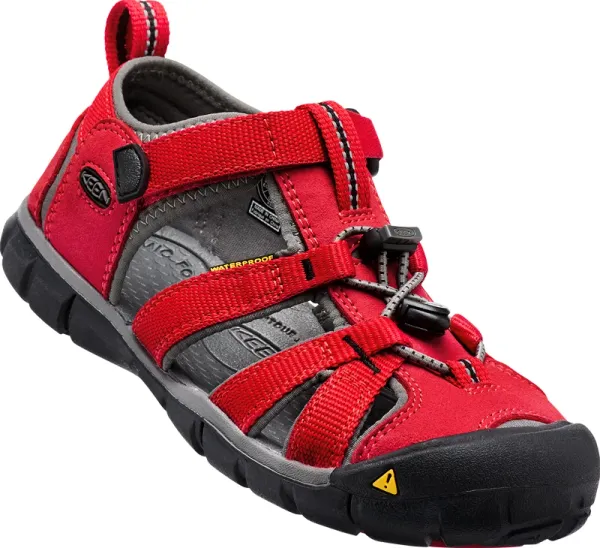 Keen Keen Seacamp II CNX K racing red/gargoyle US 10 Children's Sandals