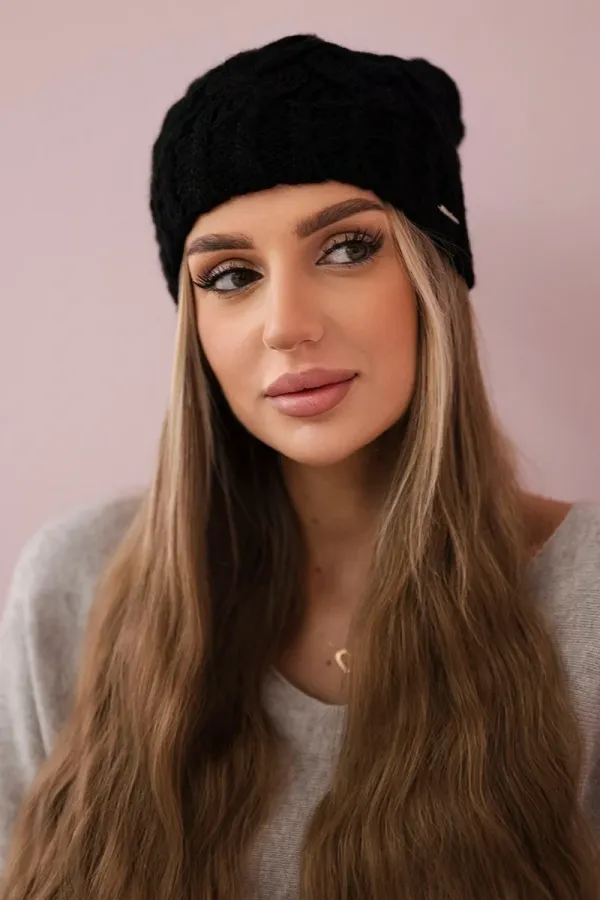 Kesi Kesi Cap with fleece Waleria K307 black