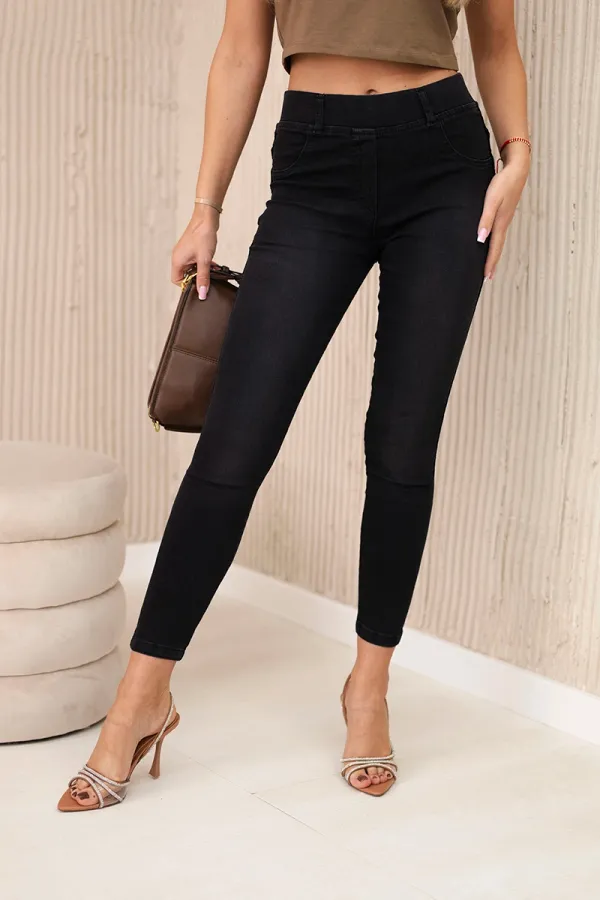 Kesi Kesi Jeans with a bow black