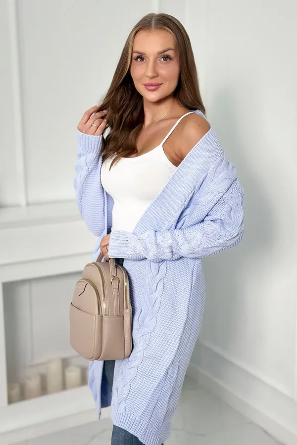 Kesi Kesi Sweater Cardigan weave the braid azure