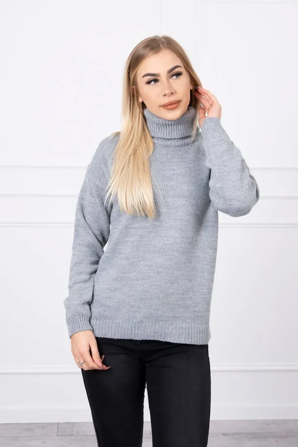 Kesi Kesi Sweater with a turtleneck gray