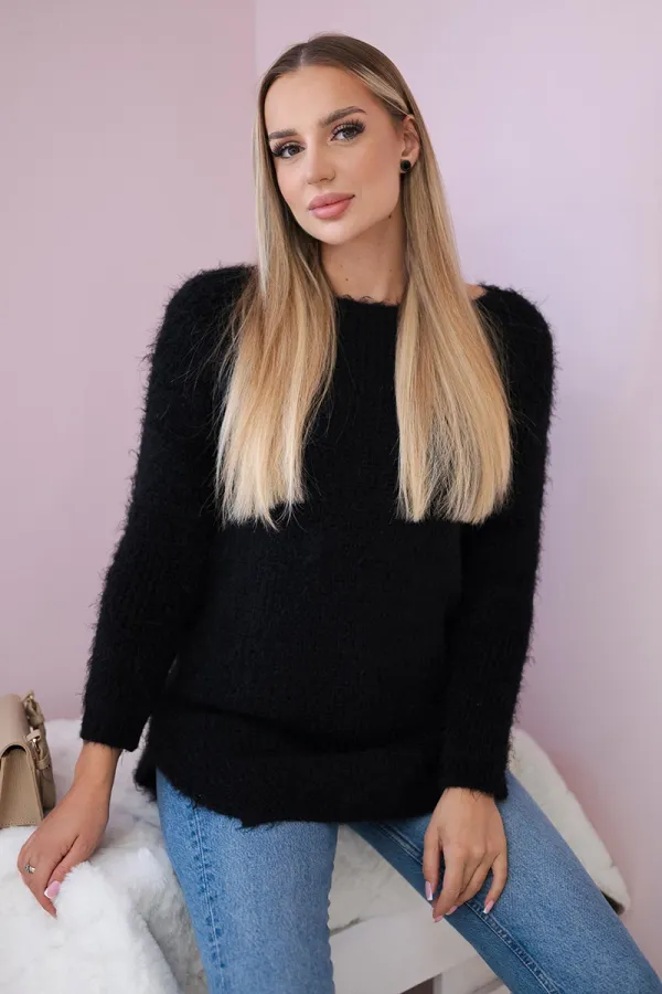 Kesi Włoski Kesi Włoski Fluffy sweater black