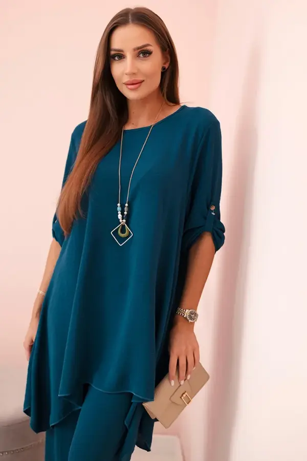 Kesi Włoski Kesi Włoski Set of blouse + pants with pendant nautical