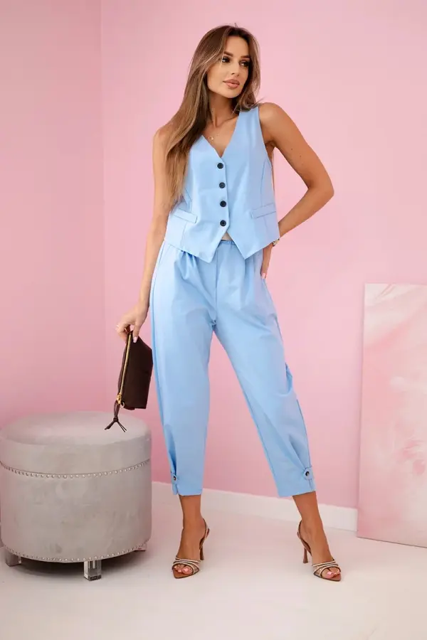 Kesi Włoski Kesi Włoski Vest + pants set blue