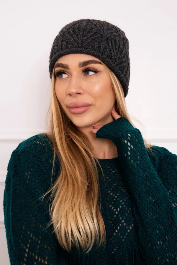 Kesi Kesi Women's cap Leaves K245 graphite