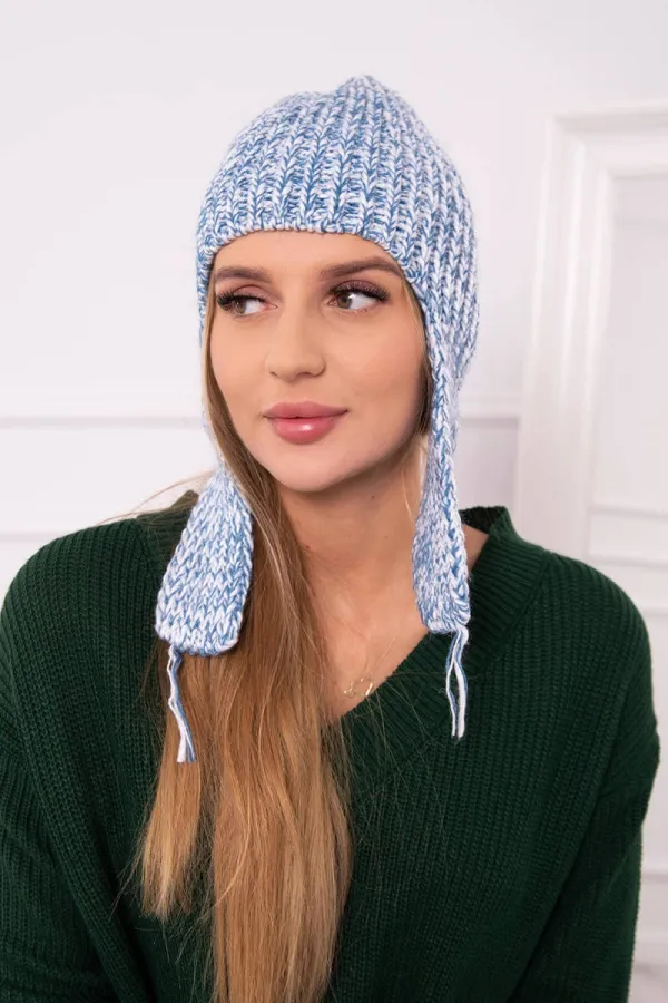 Kesi Kesi Women's long eared cap Jana K314 blue