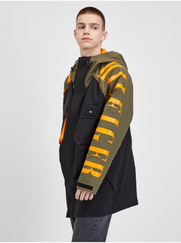 Tommy Hilfiger Khaki-black men's jacket Tommy Hilfiger - Men
