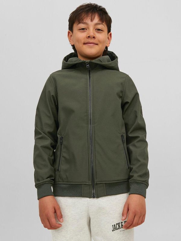 Jack & Jones Khaki Boys' Softshell Jacket Jack & Jones Basic