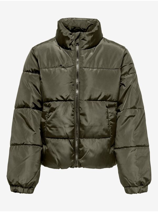 Only Khaki girls' quilted jacket ONLY New Belinda - Girls