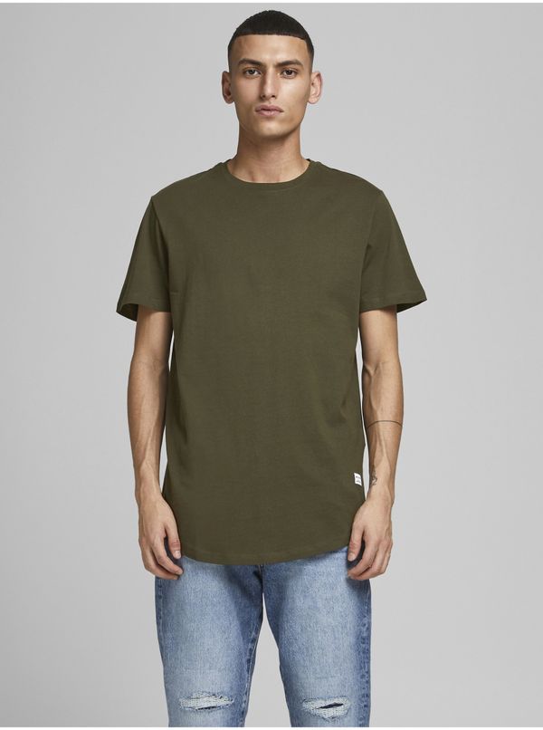 Jack & Jones Khaki Mens Basic T-Shirt Jack & Jones Noa - Men