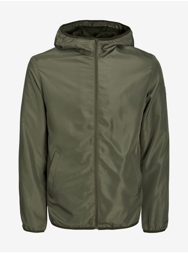 Jack & Jones Khaki Mens Lightweight Hooded Jack & Jones Cali - Men