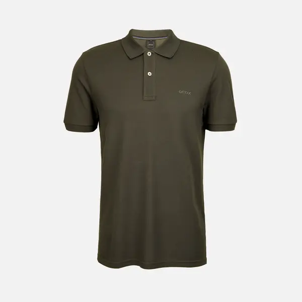 GEOX Khaki Men's Polox Polo T-Shirt - Men's