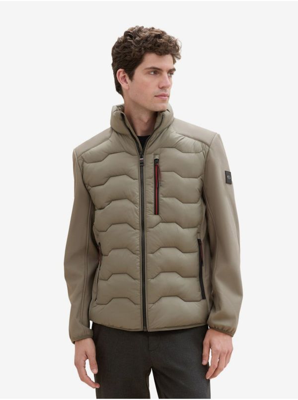 Tom Tailor Khaki men's quilted jacket Tom Tailor - Men's