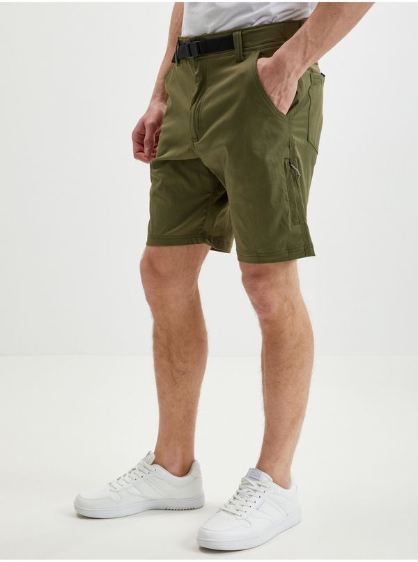 Wrangler Khaki Mens Shorts with Wrangler Belt - Men