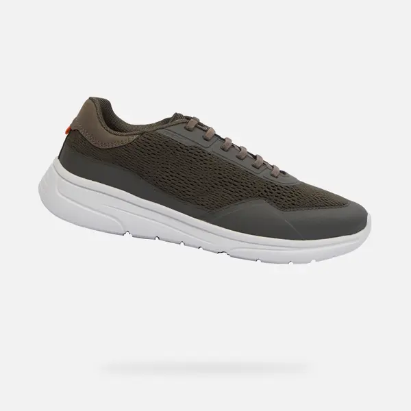 GEOX Khaki men's sneakers Geox Klaiver - Men's