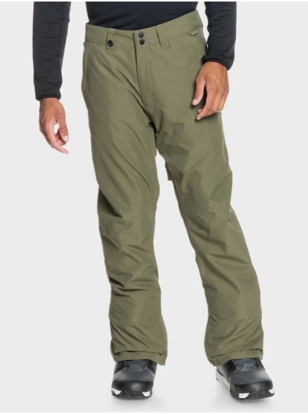 Quiksilver Khaki Men's Sports Winter Pants Quiksilver - Men