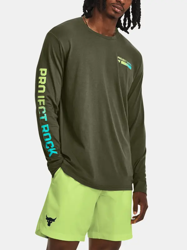 Under Armour Khaki T-shirt Under Armour UA PJT ROCK BRAHMA LS