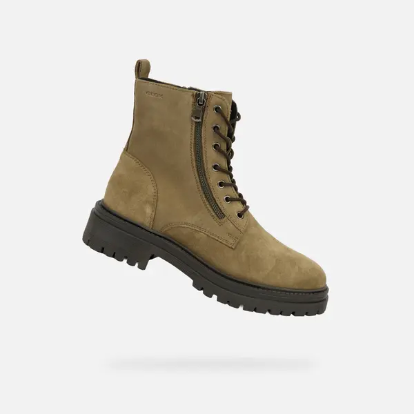 GEOX Khaki Women's Ankle Boots Geox Iridea - Ladies