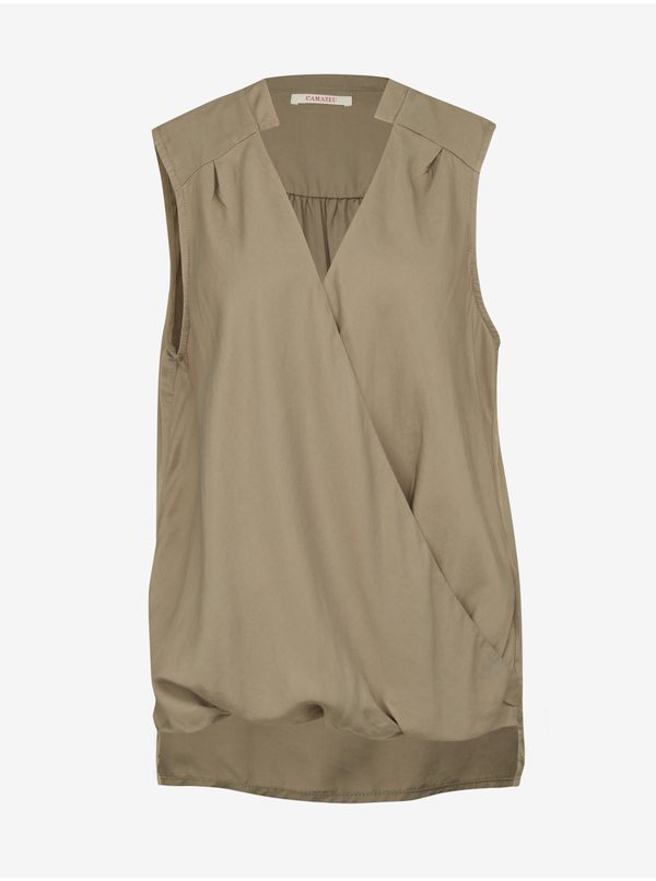 CAMAIEU Khaki women's blouse CAMAIEU - Women's