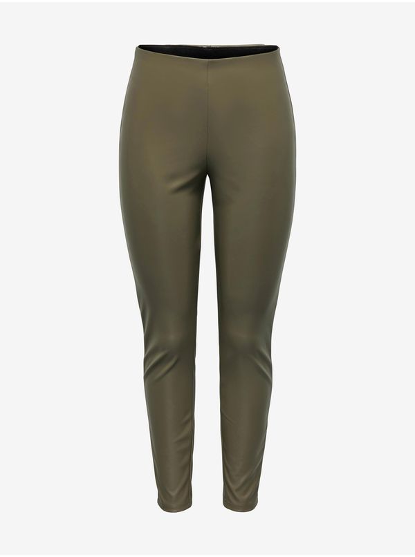 JDY Khaki Women's Leatherette Leggings JDY Soya - Women