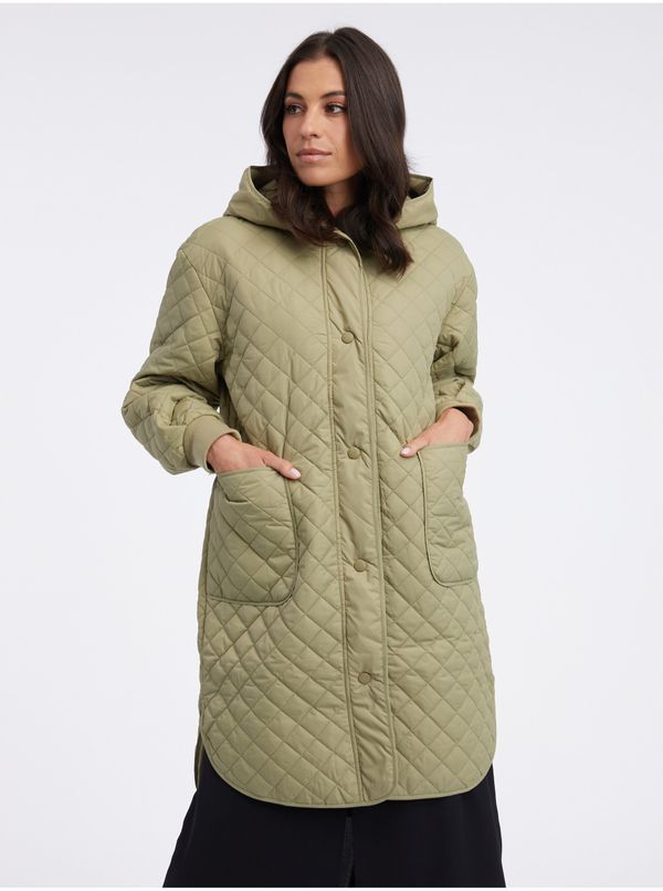 Pieces Khaki Women's Light Quilted Coat Pieces Jaylah - Women's