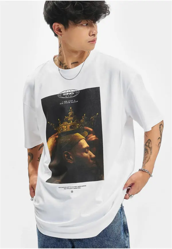Mister Tee Kid by Akron Oversize Tee white