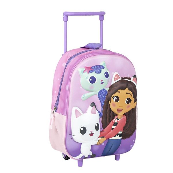 GABBY´S DOLLHOUSE KIDS BACKPACK TROLLEY 3D GABBY´S DOLLHOUSE